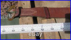 Antique Christmas 15 Graduated Brass Horse Sleigh Bells w Leather Strap