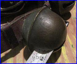 Antique Christmas 15 Graduated Brass Horse Sleigh Bells w Leather Strap