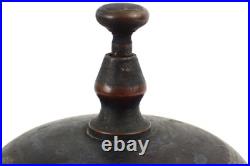 Antique Civil War Era Hotel Desk or Concierge Bronze & Brass Bell withMarble Base