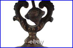 Antique Civil War Era Hotel Desk or Concierge Bronze & Brass Bell withMarble Base