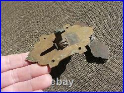 Antique Corbins Door Bell Brass with Outside Ringer Handle Pat 1865 1869