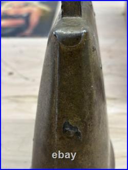 Antique Cow Bell Original Old Hand Crafted, 6 Firestone Clapper Brass Copper