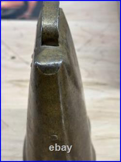 Antique Cow Bell Original Old Hand Crafted, 6 Firestone Clapper Brass Copper