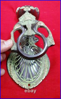 Antique Design Cat Shape Decorative Door Knocker Brass Bell Handmade Gift VR335 Antique Design Cat Shape Decorative Door Knocker Brass Bell Handmade Gift VR335