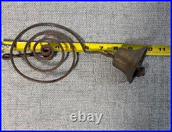 Antique Door Bell General Store Coil Spring Mercantile Farmhouse Primitive Brass