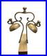 Antique Double Brass Bell Horse Chimes Saddle Hames Carriage Bells Mounted
