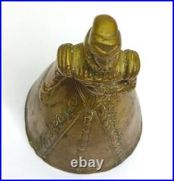 Antique Early Style Elizabethan Cast Bronze Belle Bell Lady Grand Tour