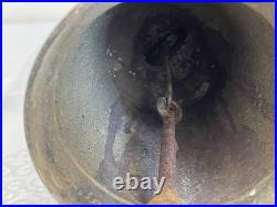 Antique English Cast Iron Brass Wall Mounted Monastery Bell