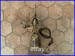 Antique English Victorian Brass Door Bell