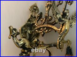 Antique English Victorian Brass Door Bell