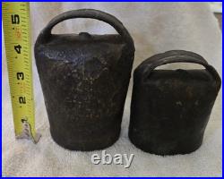 Antique European/French Style Forged Metal/Bronze Cowbells