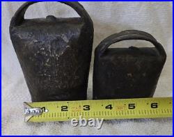 Antique European/French Style Forged Metal/Bronze Cowbells