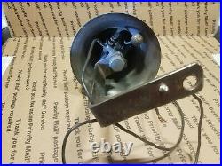 Antique Fire Engine Bell with Light and Motorized Apparatus Plated Brass c. 1910