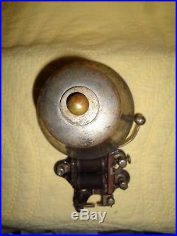 Antique Fire House Alarm Bell Brass Faraday Alarm Signal Bell Brass Working