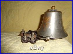 Antique Fire House Alarm Bell Brass Faraday Alarm Signal Bell Brass Working