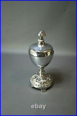 Antique French Counter Top Hotel Reception Desk Bell Table Butler Servant Crhome