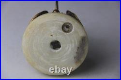 Antique French Lourdes Gilt Souvenir Table Bell Rare