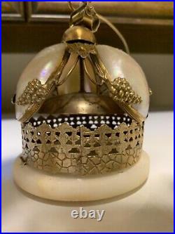 Antique French Mother Of Pearl Butlers Bell