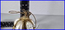 Antique French Victorian MOP Brass Dinner Service Bell Very Rare Collectible