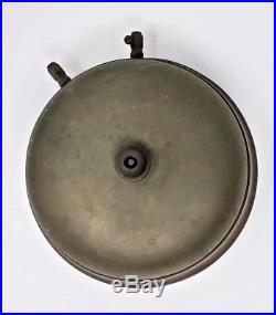 Antique Gamewell Fire Alarm and Telegraph Co. 6 Brass Gong Bell Turtle withPatina