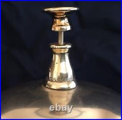 Antique General Store Hotel Counter Brass Tap Service Call Bell Marble Base