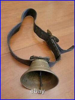 Antique German IHS Cow Bell Circa 1900