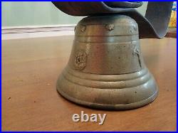 Antique German IHS Cow Bell Circa 1900