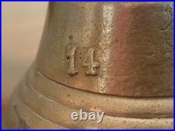 Antique German IHS Cow Bell Circa 1900