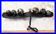 Antique Graduated Crotal sleigh bells on 19 leather strap