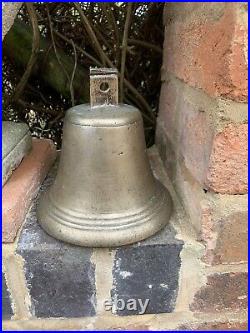 Antique Hand Crafted Big Brass Hindu Ritual Holy Temple Roof Hanging School Bell