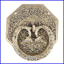 Antique Handmade Elephant Brass Door Knocker Door Bell For Main Door Entrance