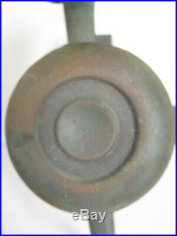 Antique Hanging Country Store Brass Door Bell