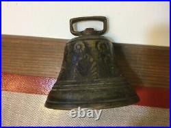 Antique High Detailing 1878 Chiantel Fondeur Swiss Cow's Brass Bell