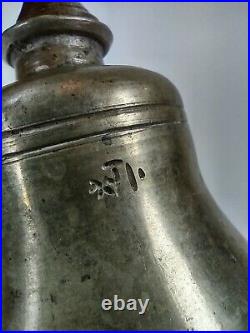 Antique Hindu Ganesha Brass Temple Bell Prayer Religious Ritual Bell