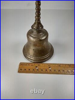 Antique Hindu Ganesha Brass Temple Bell Prayer Religious Ritual Bell