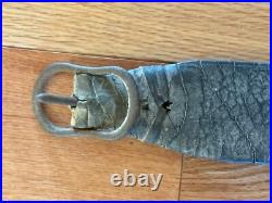 Antique Horse Sleigh Bells 65 Leather Strap 19 Graduated Numbered Bronze Bells