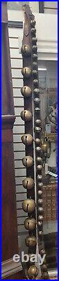 Antique Horse Sleigh Bells 7'6 Huge Graduated 15 Bells 3 1/4 To 2 1/4 C-1870