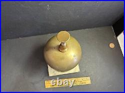 Antique Hotel Desk Bell, Plymouth Rock Hotel, MA, Brass & Marble, Working