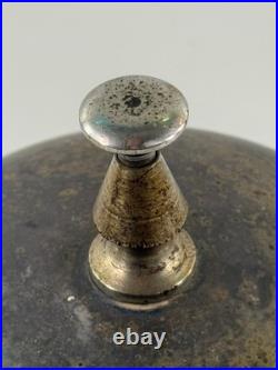 Antique Hotel General Store Counter Brass Bell with Marble Base LOUD nice
