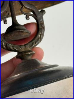 Antique Hotel General Store Counter Brass Bell with Marble Base LOUD nice