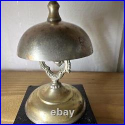 Antique Hotel Service Front Desk Counter Top Bell with Brass? Appears to be 1908