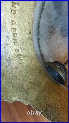 Antique Hotel Store Desk Countertop Bell by Meriden 6? Height x 6.25? Diameter