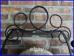 Antique Iron Brass Gong Townshends England