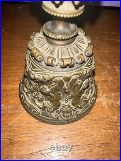 Antique Italian Bronze Bell Cherub