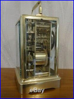 Antique Japy one-piece bell striking carriage clock c. 1860 overhauled 05/19