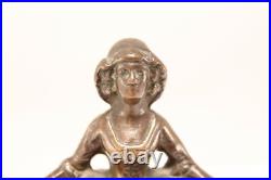 Antique Jenny Lind Figural Bronze Bell