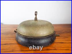 Antique Large 11.5 Turtle Gamewell Fire Alarm Bell Brass 1900s Salvage N1007-2