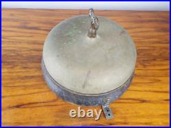 Antique Large 11.5 Turtle Gamewell Fire Alarm Bell Brass 1900s Salvage N1007-2