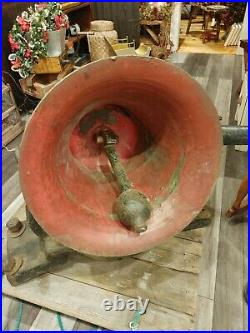 Antique Large Brass Locomotive Railroad Train Bell Canadian National 4-6-2 5294