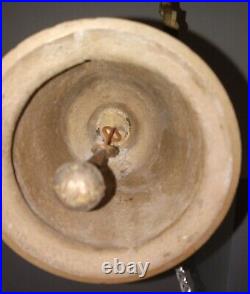 Antique Large Heavy Angel Brass Monastery Bell QUI ME TANGIT VOCEM MEAM AUDIT